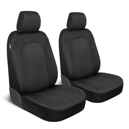 Motor Trend - Juego de Fundas de Asiento de Automóvil, 2 Asientos Delanteros, de Neopreno a Prueba de derrames, Protector de Asiento de Automóvil, Accesorios de automóvil, Fundas Interiores para SUV y