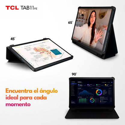 TCL Tab 11 FE | Tablet Android 14 | Pantalla 10.95” | 4GB RAM + 128GB | Flip Cover
