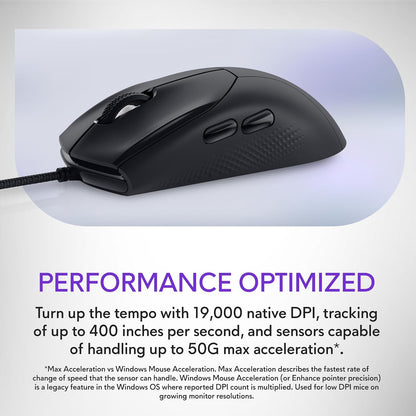 Alienware AW320M Mouse Alámbrico pra Gaming, Negro