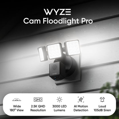 WYZE CAM Floodlight Pro Negro