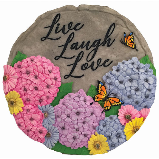 Spoontiques 13238 Live Laugh Love Stepping Stones, multicolor