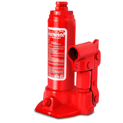 Tamer Gato Hidráulico de Botella con Tornillo de Extensión - 2 TON