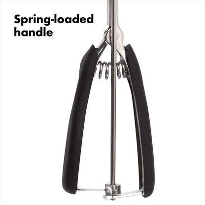 OXO 1044082 Cuchara para Masa, Grande, Acero Inox, 45 ml
