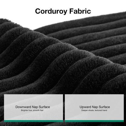Novilla - Sofá Modular seccional, Moderno sofá seccional de Nube con Soporte Smarts Coil, sofá tapizado sin Huesos para Sala de Estar, Apartamentos, recámara, no Requiere Montaje (Otomana)