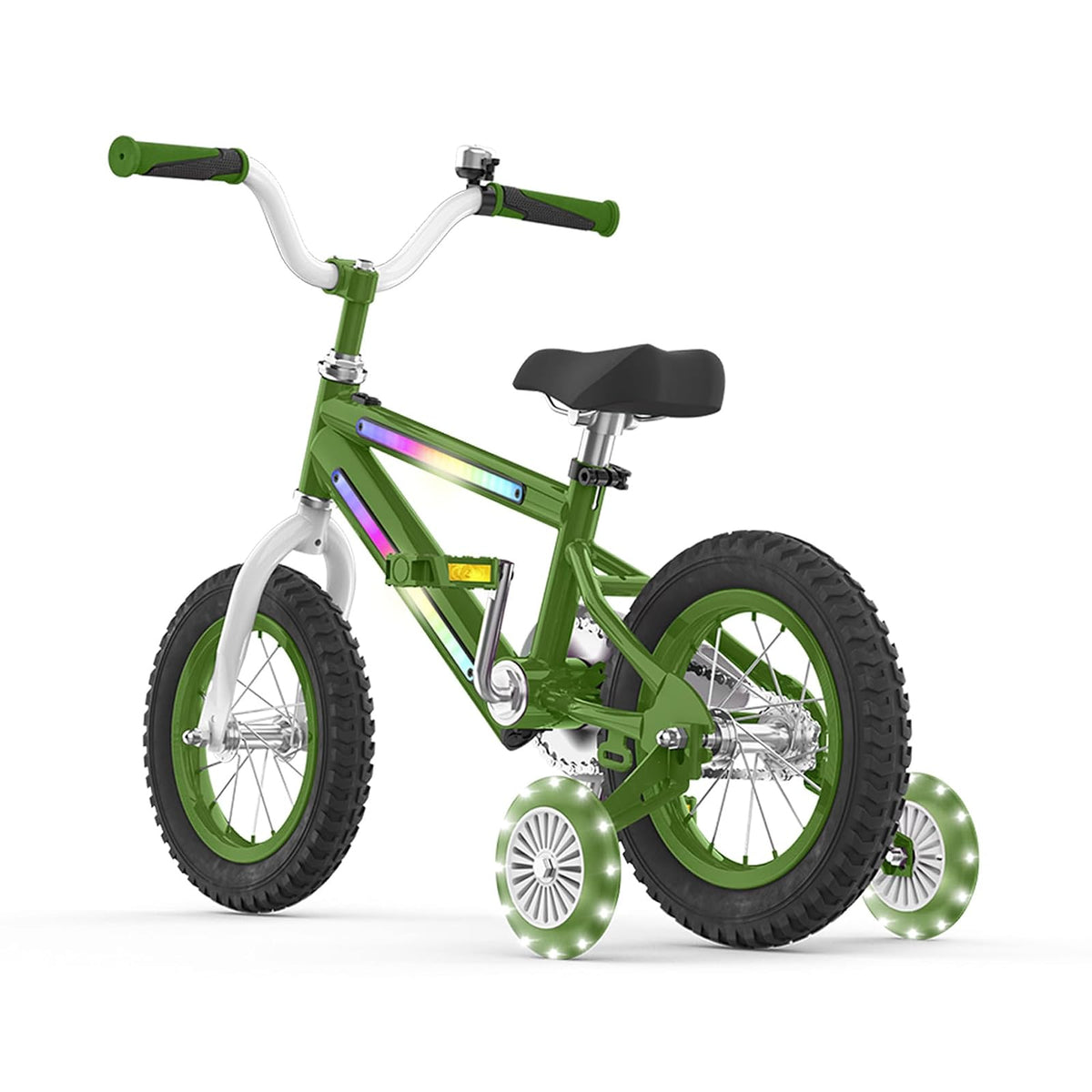 Jetson Light Rider - Bicicleta Unisex con iluminación para niños, Marco de iluminación LED, 3 Modos de luz Diferentes
