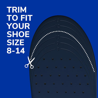 Dr. Scholl's - Ortesis para aliviar el dolor de Dr. Scholl's para hombres, de gran resistencia, 1 par, tallas 8-14