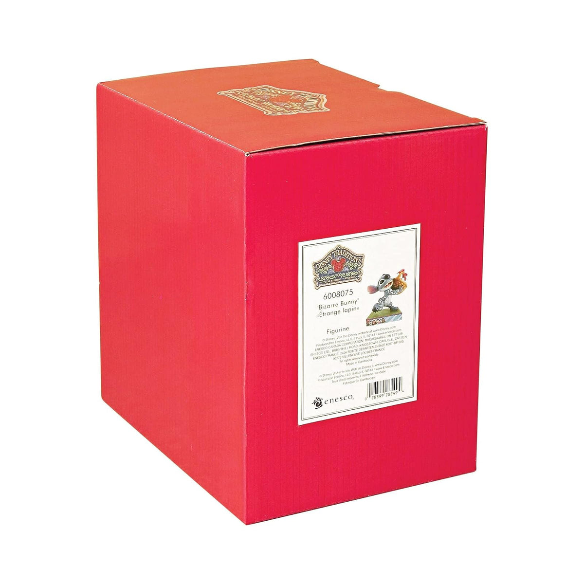 Enesco Disney Traditions by Jim Shore Lilo and Stitch Running con Cesta de Pascua, 5.75 Pulgadas, Multicolor