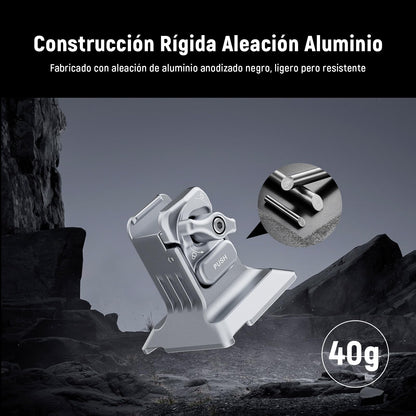 NEEWER Móvil Trípode Soporte Mount con Base Tipo Arca, Rosca 1/4", Liberación Rápida Clamp Compatible con iPhone 16 Pro MAX S25 Ultra Phone Cage dji RS4 Mini R4 Pro RS3 Pro RS2 RSC2, Plateado, PA124