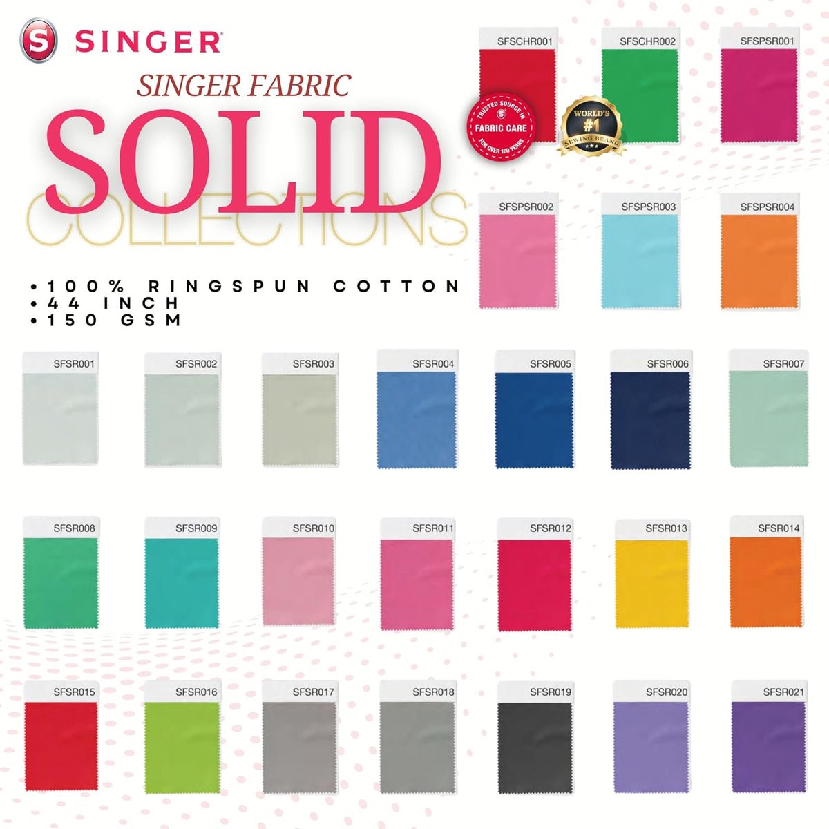 SINGER Fabrics, 100% algodón, tigre naranja, precortado de 2 yardas