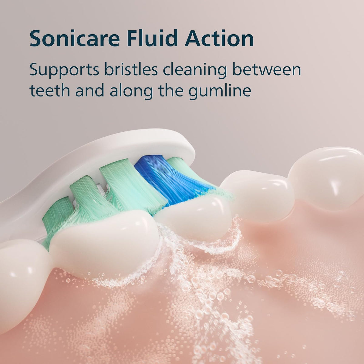 PHILIPS - Cepillo de dientes eléctrico Sonicare 4100, cepillo de dientes eléctrico recargable con sensor de presión, rosa intenso HX3681/26
