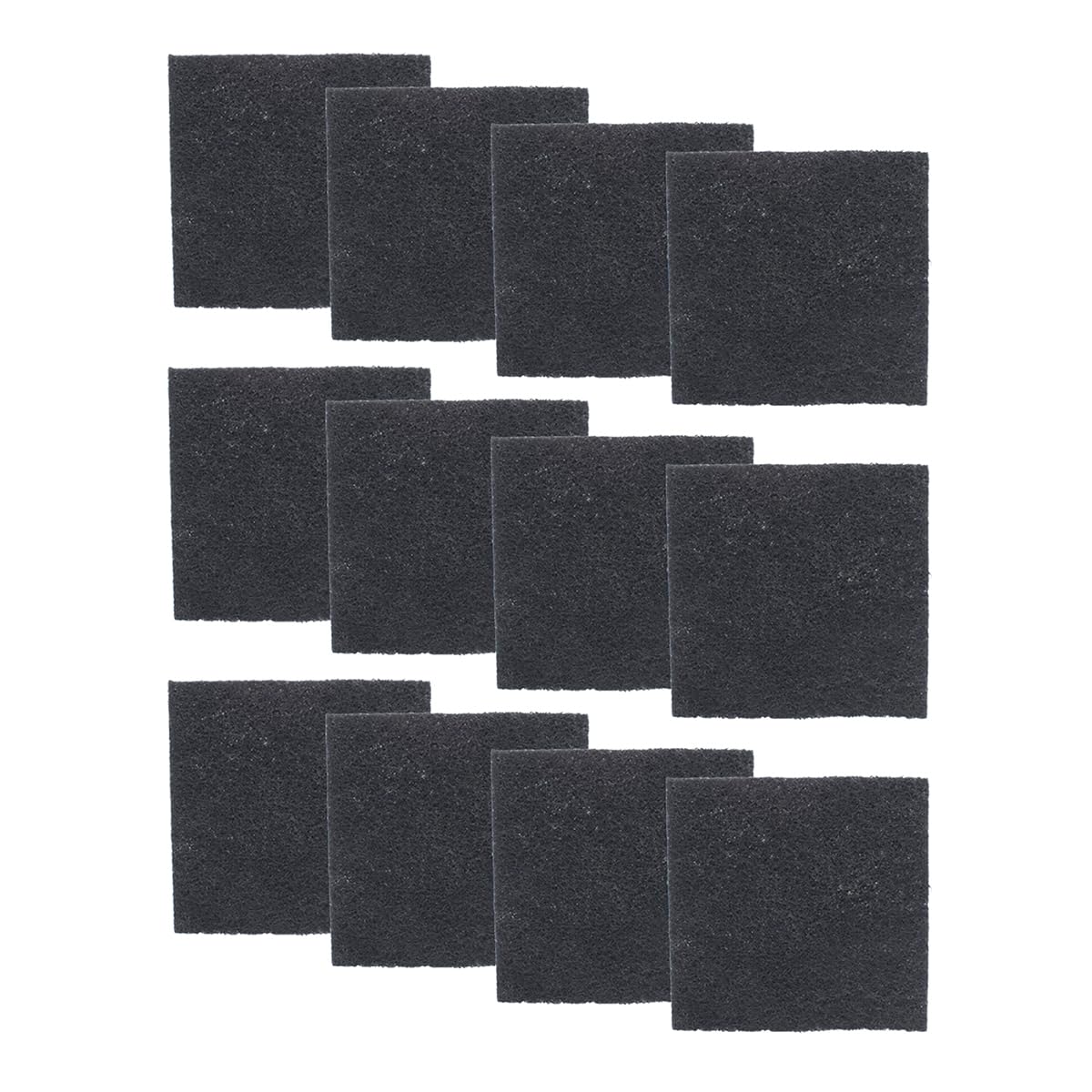 Glad - Filtros de carbón para contenedores de compostaje, almohadillas para orejas de repuesto de carbono que absorben el olor para residuos de cocina, suministro de 2 años, cuadrados de 2.5 pulgadas, - Juego de recambios