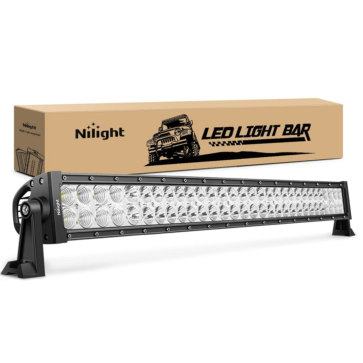 Nilight Barra de Luces LED de Trabajo para Todo Terreno, Varias Medidas - 32 Inch 180W Light Bar