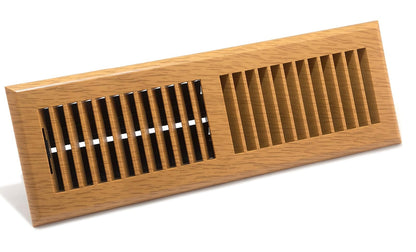 Accord APFRMPL410 - Registro de piso de plástico con diseño de rejilla, Classic, 4" x 14", Roble