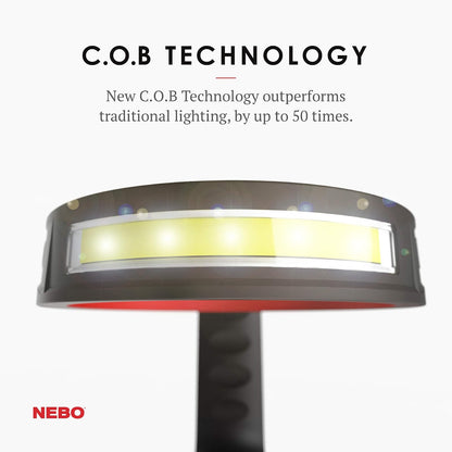 NEBO 6668 GLOW - Luz + mango para tu vaso de 30 onzas - Yeti Rambler, Ozark Trail y más