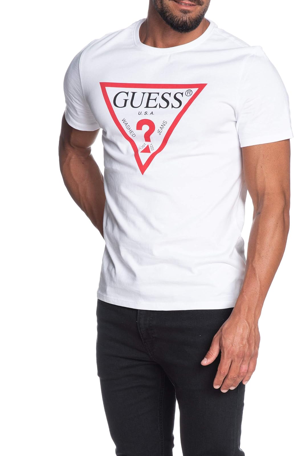 Guess Camiseta Camiseta Hombre - XL - Blanco
