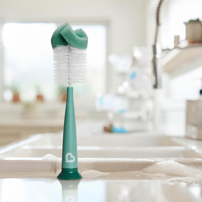 Munchkin® Sponge™ - Cepillo para Polvo para Botella (diseño Moderno, 2 Unidades), Salvia