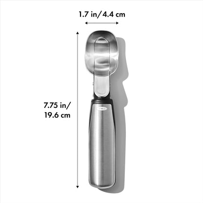 OXO SteeL rallador de helado con palanca, Acero inoxidable, 3126700, 1 pieza
