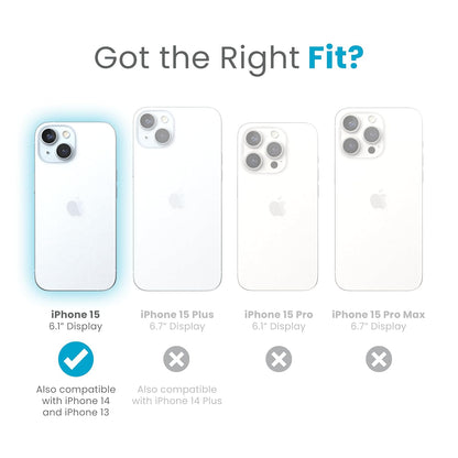 Speck - Funda Transparente para iPhone 15, Delgada, construida para MagSafe, protección contra caídas, para iPhone 15, iPhone 14 y iPhone 13, Resistente a los arañazos, antiamarillaje, 6.1 Pulgadas,
