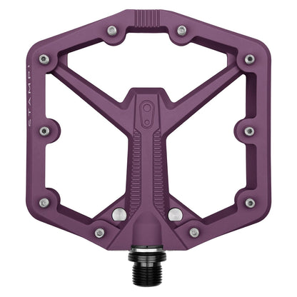 Crankbrothers - Pedal de Bicicleta Plano BMX/MTB - Pedal de Bicicleta de Plataforma, Perfil mínimo, Agarre Ajustable - Sello 1 Gen 2 - Púrpura - G