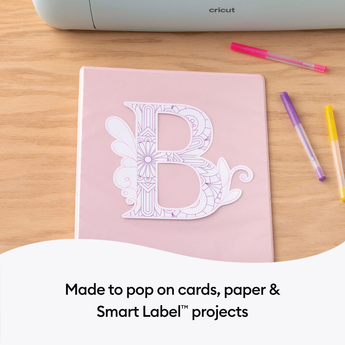 Cricut Juego de bolígrafos de gel con purpurina, 10 unidades, multicolor