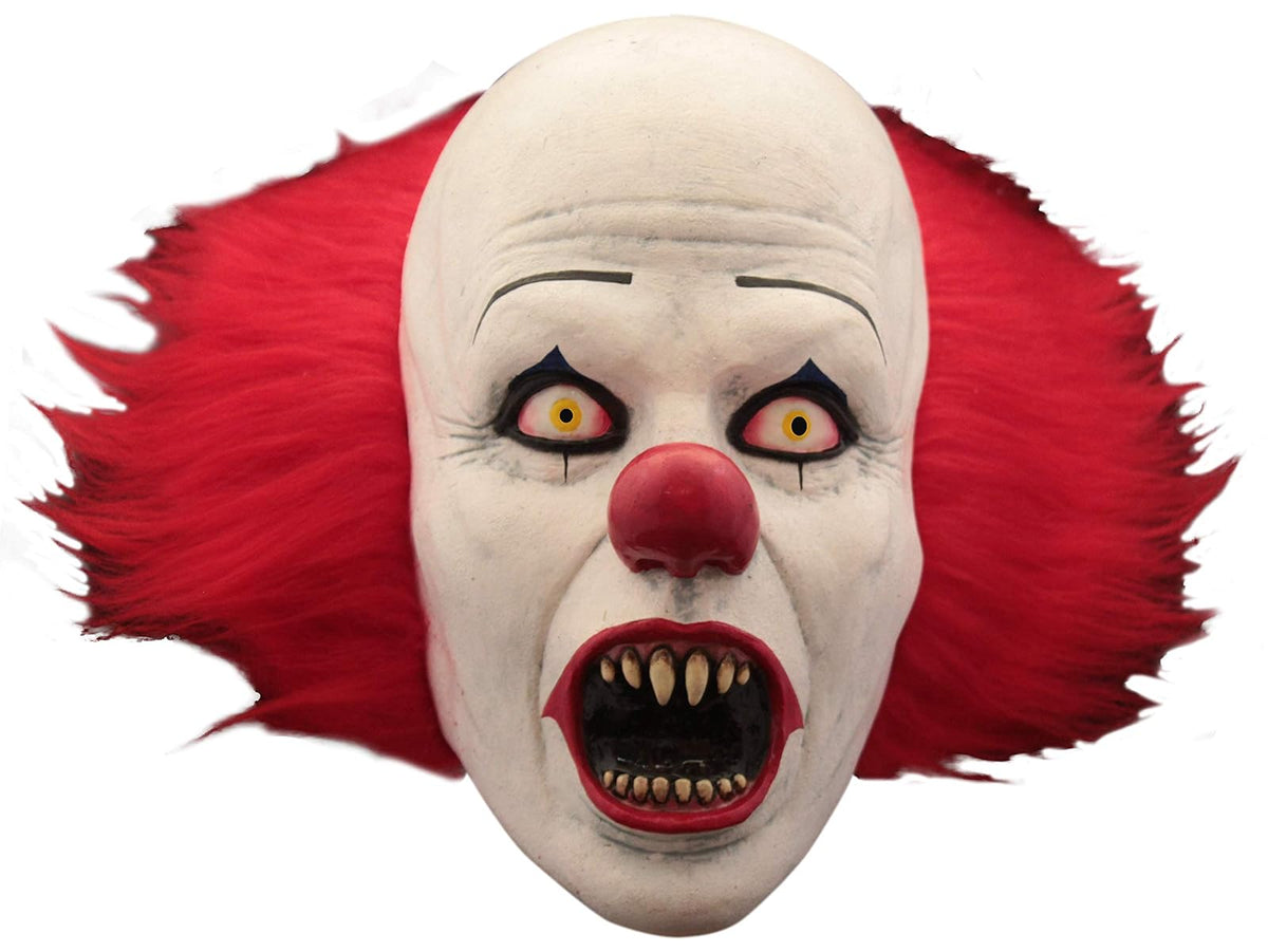 It el Payaso ESO, mascaar Oficial de IT, ESO, Payaso Version 1990, Máscara de Látex IT Deluxe Mask Pennywise Clásico Payaso Eso de Terror Stephen King IT de Warner Brothers