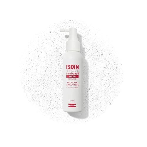 Isdin Lambdapil, Loción Spray Anticaída con Concentrado de Melatonina, 100 Ml, Contribuye a Revertir los Primeros Signos del Envejecimiento Capilar, Ayudando a Reforzar el Cabello y Reducir Su Caída,