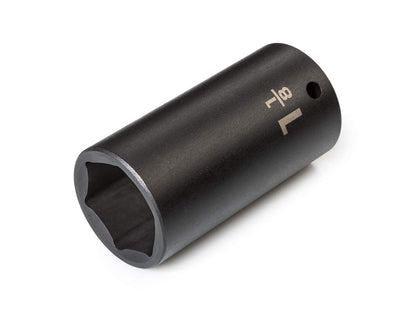 TEKTON Dado de Impacto Profundo de 1/2 Pulgada, Varias Medidas - Profundo - 1-1 - 8 in.