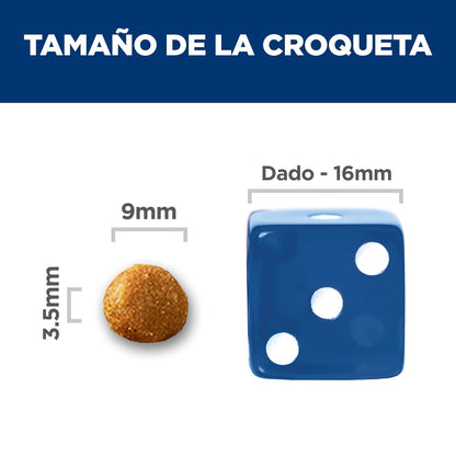 Hill's Science Diet Croquetas para Gato con Piel Y Estomago Sensible 7Kg | Croquetas Hill's para gato, pollo real, piel y estómago sensible, alta digestibilidad, barrera cutánea sana