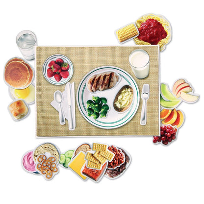 Learning Resources Alimentos Saludables Magnéticos, 16-1/2 X 12 in, Multicolor