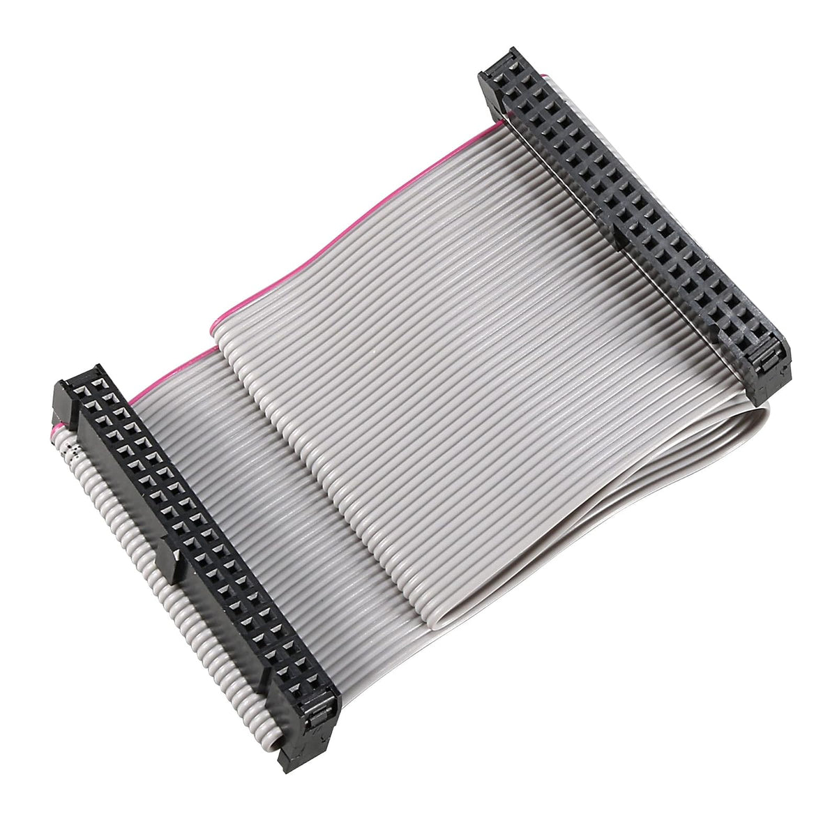 uxcell - Cable plano IDE de 2,54 mm, 40 pines hembra a hembra, 20 cm, 2 unidades