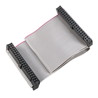 uxcell - Cable plano IDE de 2,54 mm, 40 pines hembra a hembra, 20 cm, 2 unidades