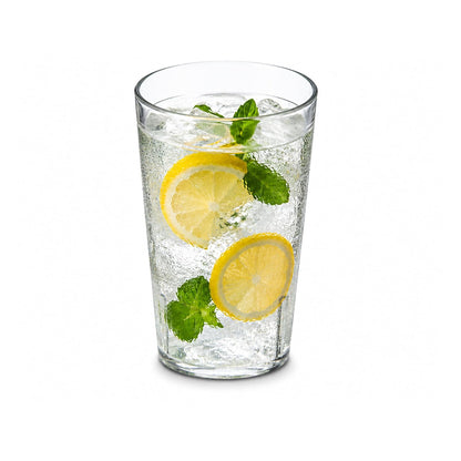 Carlisle - Vaso apilable SAN, 354.8 ml (estuche de 24), Transparente, 355 ml