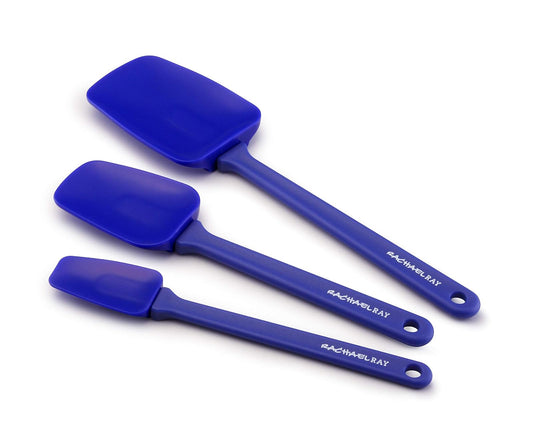 Rachael Ray Tools Juego de cuchara/espátula, 3 piezas, Azul, none, 1