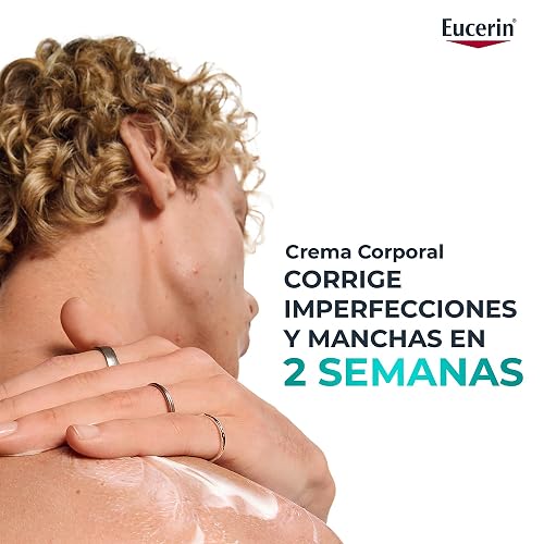 EUCERIN DermoPure Triple Effect Crema Corporal (200ml) Anti-Imperfecciones, Anti-Manchas, Anti-Brillo, Calma e hidrata, ideal para piel grasa o con imperfecciones