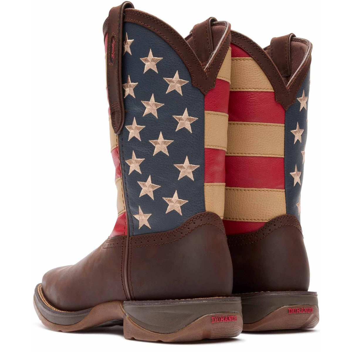 Durango Bandera rebelde para hombre café Db5554 Botas vaqueras tradicionales para hombre