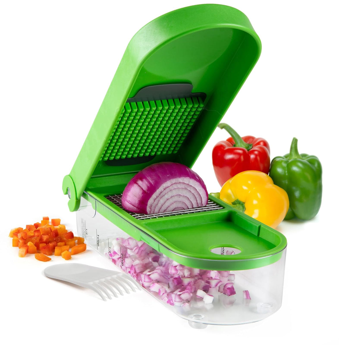 PrepSolutions Picadora de Cebolla Verde/Blanco PS-3000