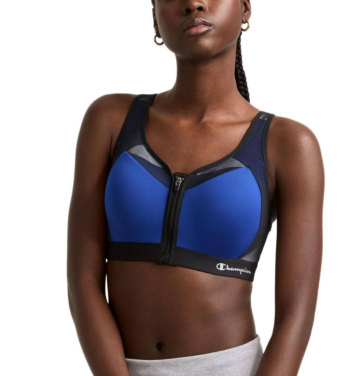 Champion Motion Control brasier deportivo con cierre para mujer - 38C - Surf the Web