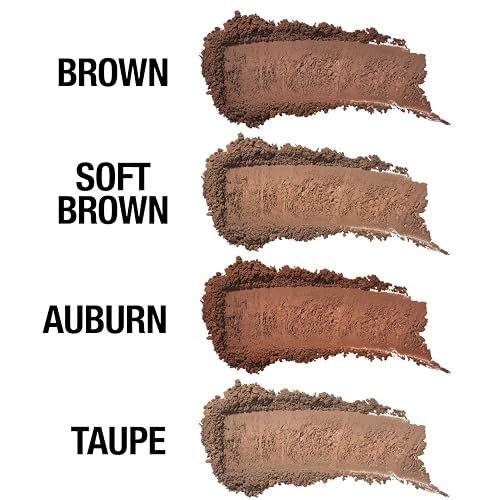 Palladio Polvo para Cejas Auburn - Suave y Natural, Compacto para Bolso o Viajes