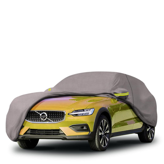 Seal Skin Covers - Funda Impermeable para Automóvil, protección contra Rayos UV, Lluvia y Nieve, Resistente al Viento, Tela Transpirable, Sistema de Bloqueo, Ajuste Universal (144-155 Pulgadas de Largo)