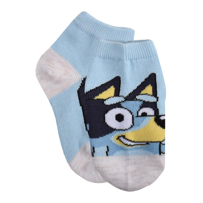 Bluey Calcetines de Cuarto para Niñas XS 5 Pares