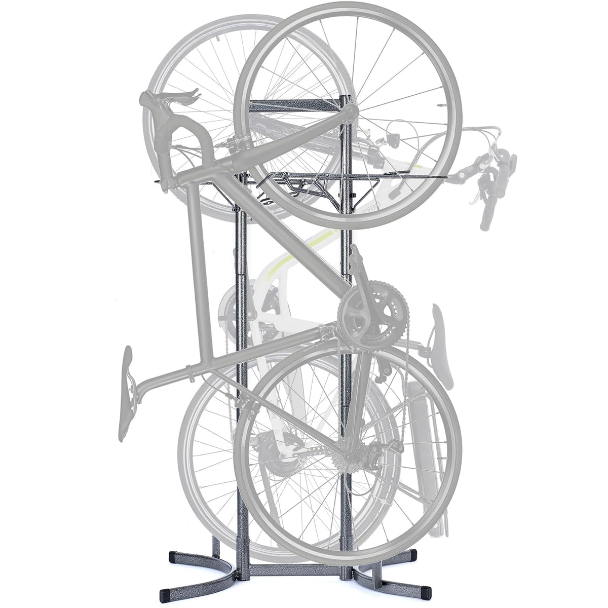Delta Cycle - Estante vertical para 2 de alta resistencia, soporte vertical no empotrado para de hasta 150 libras, soporte ajustable sin herramientas para eléctricas,