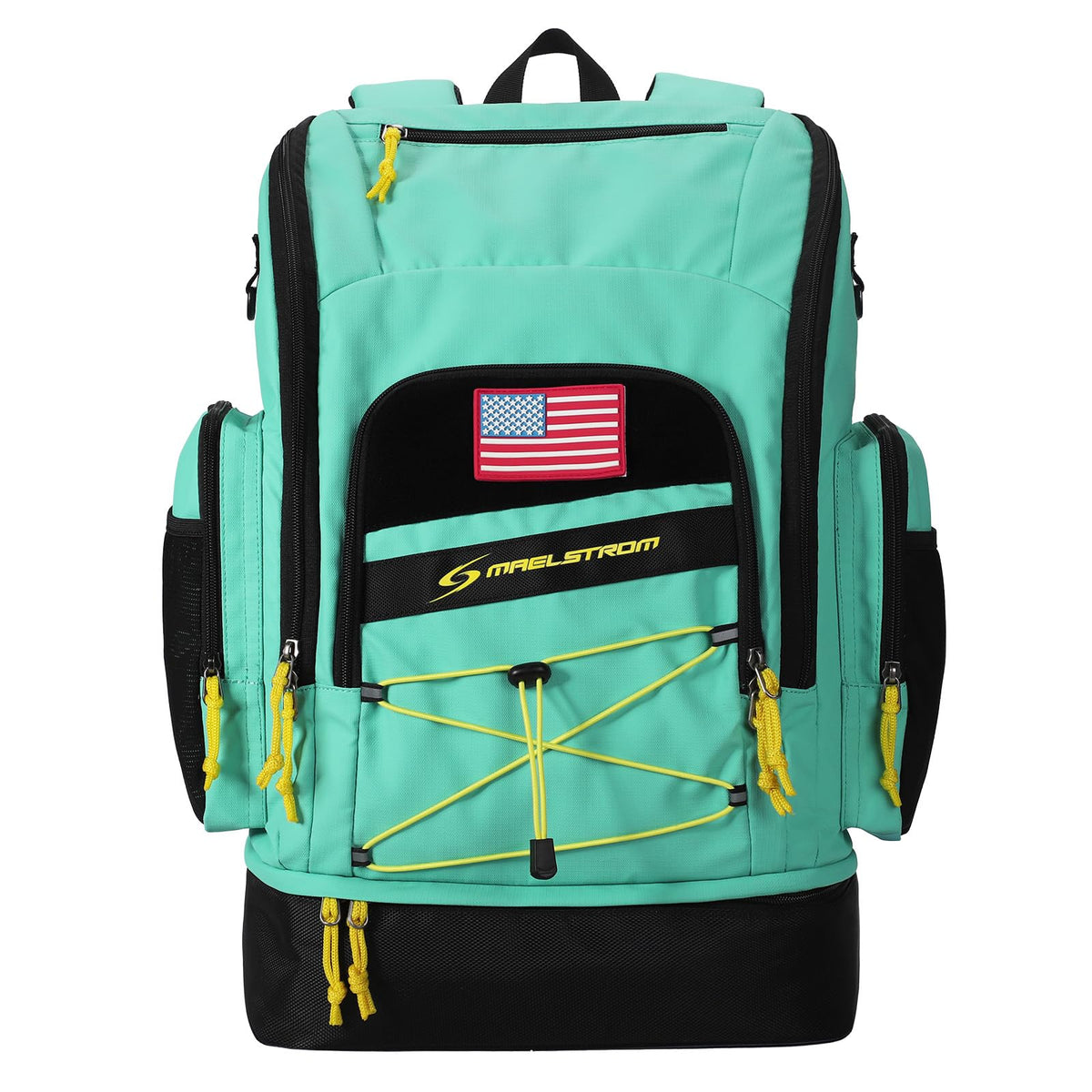 Maelstrom Mochila Deportiva Impermeable 35L con Compartimentos Funcionales para Actividades Acuáticas