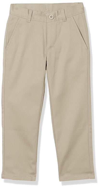 Nautica Pantalón de Sarga Escolar para Niño - Niños delgados - 12 Slim - Caqui