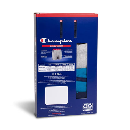 Champion Paquete de 4 Calzoncillos Tipo Calzones elásticos de algodón Everyday Comfort Ropa Interior de Hombres para Niños