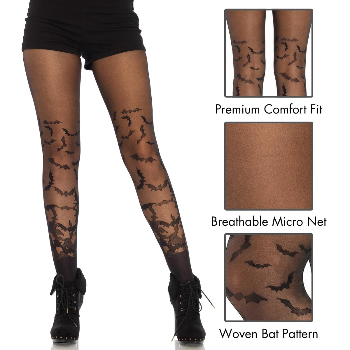 Leg Avenue PLUS-SIZE Ilusión óptica de Pantyhose de la mujer