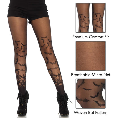 Leg Avenue PLUS-SIZE Ilusión óptica de Pantyhose de la mujer