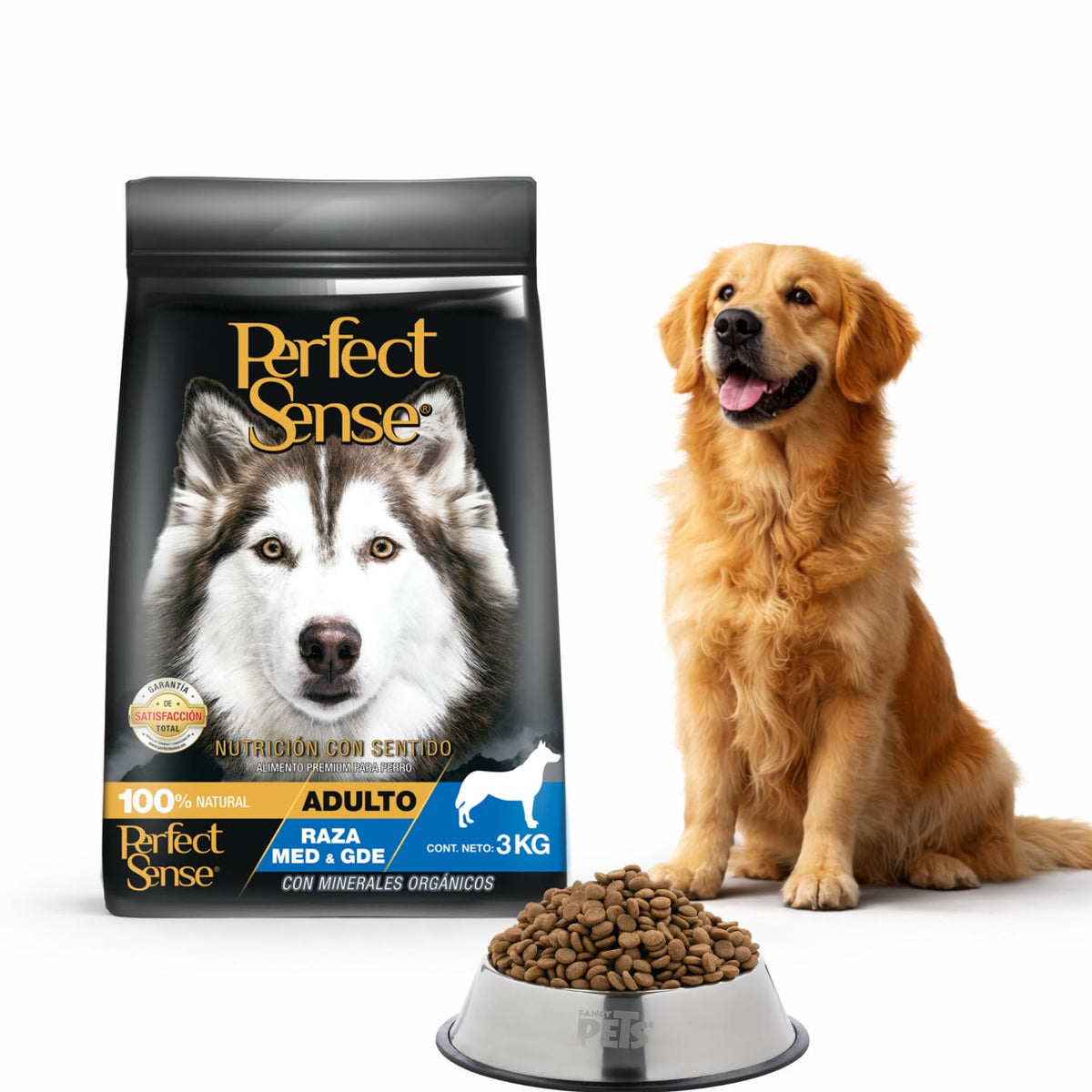 Perfect Sense Alimento Premium para Perro Raza Mediana y Grande - 3 kg (Paquete de 1)