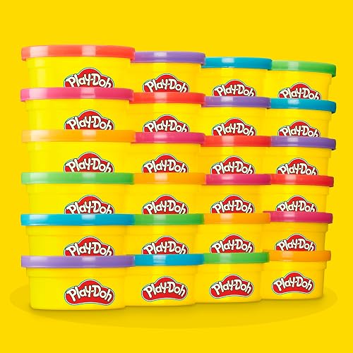 Play-Doh Pack Fiesta de Colores - Kit 24 Latas para Fiestas y Cumpleaños