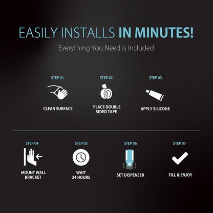 Better Living Products Aviva Dispensador de jabón de una Sola Botella, Plateado Satinado, Cromado, 1
