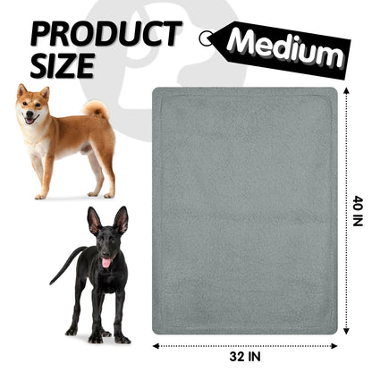 furrybaby - Manta Suave de Alta Calidad para Perros medianos y pequeños, Cachorros, Gatos, Lavable de Forro Polar Sherpa de 32 x 40 Pulgadas, Manta para Mascotas, Muebles de Cama, sofá, protección